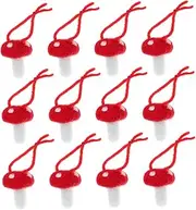 DIY Felt Mushroom Ornament Kit 12pcs Craft Supplies for Boys and Girls Traditional Craft for Creative Fun