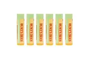 Cucumber Mint Moisturizing Lip Balm by Burts Bees for Women - 0.15 oz Lip Balm - Pack of 6