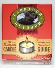 Labrador Outdoor Emergency Candle & Survival Guide Book BRAND NEW in package.