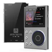 HiFi MP3 Player,5.3 Lossless DSD FLAC Player,Portable Music Player,Supports up to 256GB,2.4 inch HD Screen with APT X,DSD High Res Audio Color Grey