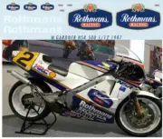 1/12 Decals for NSR 500 WAYNE GARDNER 1987 ROTHMANS DECALS TB DECAL TBD31