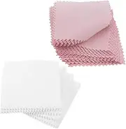 GRADENEVE Jewelry Polish Cleaner 100pcs Set Polishing Cloth Gentle Formula Scratch Remover Microfiber Ideal for All Jewelry Types