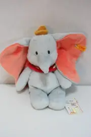 Steiff Disney Soft Cuddly Friends Dumbo Elephant Plush Animal Stuffed NEW w/tags