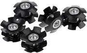 5Pcs Lightweight Headset Star Fangled Nuts Star Washer Headset Cap MTB Bike nut Accessories for Forks