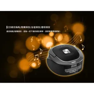 快譯通Abee手提CD立體聲音響CD11可播放音樂類型：CD(但不支援CD-MP3格式)、CD-R/RW、MP3/WMA