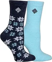 [Columbia] Women's Snowflake Cozy Crew Socks 2 Pair