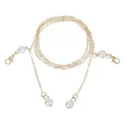 Beaded Glasses Chain, Eyeglass Chain Eyewear Retainer, Pearl Tassel