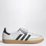 [adidas Originals] Sneaker Samba LT Cloud White/Core Black/Gold Metallic 4 UK White