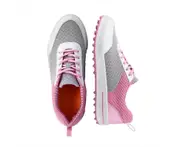 Amoretu Ladies Golf Shoes Breathable Lightweight Fashion Sneakers-Pink