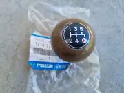 Mazda FA4TS FA4US 323 B1600 B1800 light brown shift knob NEW