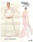 Vogue 2835 uncut pattern Pierre Balmain 1980s size 12 dress & jacket wedding