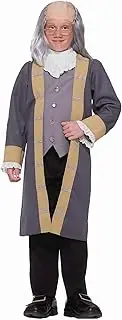 [Rubie's] Boys Benjamin Franklin Classic Costume, Child, Multicoloured