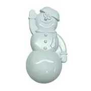 SodaPup Nylon Snowman Chew Toy for Dogs