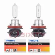 2 pc Philips High Beam Headlight Bulbs for Subaru B9 Tribeca 2006-2007 vr (for: Subaru)