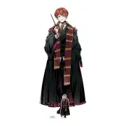 Ron Weasley Anime Style Cardboard Cutout Harry Potter Standee with Free Mini