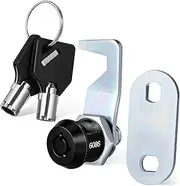 FOYTOKI Furniture Cam Locks 2 Sets Replacement Locks Keys for Cabinet Toolbox Rv Drawer
