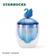 ✨Ins Starbuck 2023安徒生剪紙系列星巴克杯子藍色天鵝杯蓋款熱氣球雙層玻璃杯210ml