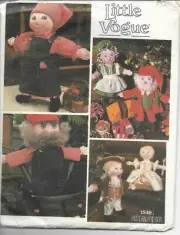 Little Vogue Pattern 1546 16 Inch Doll and Clothes Uncut