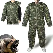 Dog Bite Training Equipment, Professional Protective Bite Suit Dog Training for Large Dog Bite Suit with Arm Guards for Biting Complete Dog Training Supplies Set with