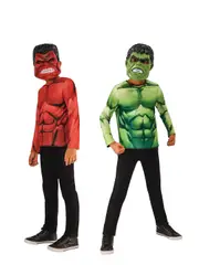 Red Hulk/Green Hulk Reversible Costume Set for Kids - Marvel Captain America: Brave New World
