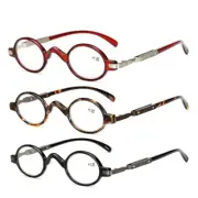 Men Women Reading Glasses Small Round Readers Eyeglass +1.0 1.5 2.0 2.5 3.0 3.5
