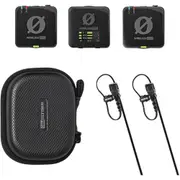 RODE Wireless PRO Microphone System 2-Person Clip-On Wireless Microphone System/Recorder with Lavaliers (2.4 GHz) [RODWIPRO]