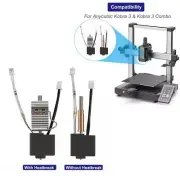 For Anycubic Kobra 3 3D Printer Parts Hotend Extruder 0.4mm Brass Nozzle Kit