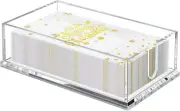 Napkin Holder for Table, Acrylic Guest Towel Holder for Bathroom, Clear Disposab