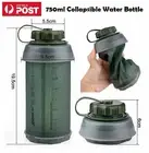 750ML TPU Collapsible Water Bottle FoldingKettle BPA Free Camping Outdoor Travel