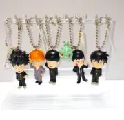 TAKARA TOMY Mob Psycho 100 II Figure Mascot Keychain All 5 Types Complete Set
