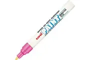 1 x Uni PAINT MARKER PX-20 PINK Medium-Fine OIL Based - Marks On Anything!!