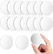 60Pcs Self Adhesive Tiny Round Mirror Tiles Wall Decals for Craft Projects Decorative Small Mirrors for DIY Scrapbooking and Jewelry Making