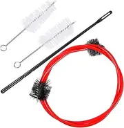 ERINGOGO 4Pcs Cornet Brush Cleaning Kit for Trumpet Maintenance Durable Tear Resistant Instrument Accessories Care Tool for Musicians