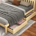 2X Storage Drawers for Fenella Bed Frame Queen Double King Single Size Wooden M
