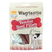 Good Boy Wagtastic Meat Treat Beef Jerky Dog Food 80g Free Shipping Worldwide