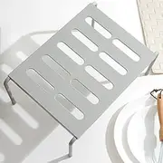 Expandable Cupboard Shelf Kitchen Storage Shelf Organiser Cabinet Storage Shelf Rack Multi-Function Shelf Rack Grid Design can Drain Cupboard Plate Dish Counter Pantry Organizer Organization