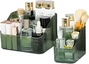 Make Up Organiser, Transparent, Cosmetic Organiser with 7 Compartments, Multifunctional Cosmetic Organiser, PET Cosmetic Storage with Large Capacity, Jewellery, Accessories, Bathroom, Kitchen