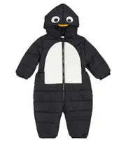 [Stella McCartney Kids] Stella McCartney Kids Baby printed puffer playsuit M 6 black