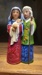 Jim Shore Holy Family Mini Figurine 2018 NIB