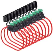 8 Gauge APX MAXI Inline Blade Fuse Holder w/Waterproof Cap Heavy Duty - 10 PCS