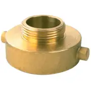 Female x Male Brass Reducer, 2 1/2" NST x 1 1/2" NST, 1/Each Fire Safety 721