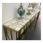 Console Table Top, Counter White Agate Table Top, Kitchen Top Christmas Gifts