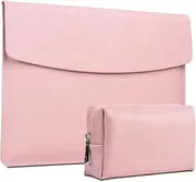xisiciao, Surface Pro 11th/10/9/8/7/6/5/4/Pro X Sleeve case, for Microsoft 12.3-13 Inch Tablet Waterproof Ultrathin Carrying Cover with Small Bag (Youth Pink)