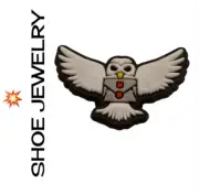 Rubber Shoe Charms White Owl Letter Harry Potter Hedwig