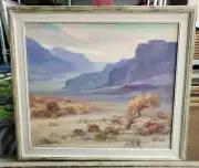 EMILIO LANZI OIL PAINTING IMPRESSIONISM SCENIC LISTED CALIFORNIA ART LANDSCAPE