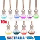 10 PCS Car Air Freshener Diffuser Hanging Perfume Empty Glass Bottle Ornament