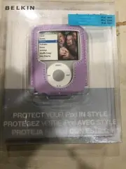 Belkin Formed Leather Case For Ipod Nano F8Z246tt Lavendar