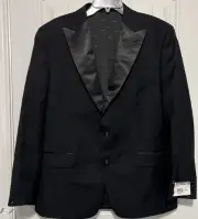 Michael Kors Jacket Men 44Reg Black Tuxedo Blazer Satin Peak Lapels Formal