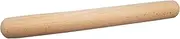 Wooden Rolling Pin, French Dumpling Rolling Pin for Baking Pizza Dough Roller 30 x 3.5cm