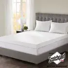 4" Sleep Philosophy Gel Infused Memory Foam Mattress Topper Luxurious Bed Pads